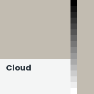 Color chip: Cloud