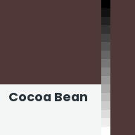 Color chip: Cocoa Bean