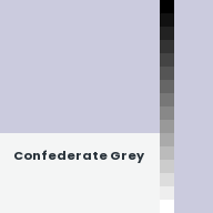 Color chip: Confederate Grey