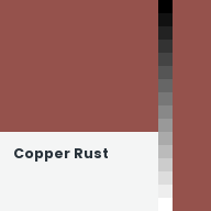 Color chip: Copper Rust