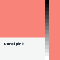 Color chip: Coral pink
