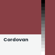 Color chip: Cordovan