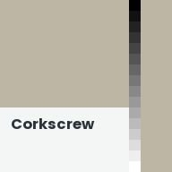 Color chip: Corkscrew
