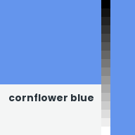 Color chip: Cornflower blue