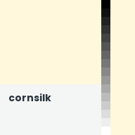 Color chip: Cornsilk