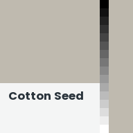 Color chip: Cotton Seed