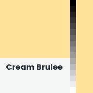 Color chip: Cream Brulee