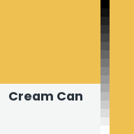 Color chip: Cream Can