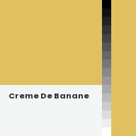 Color chip: Creme De Banane