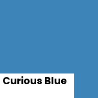 Color chip: Curious Blue