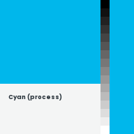 Color chip: Cyan (process)