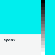 Color chip: cyan2