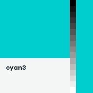 Color chip: cyan3