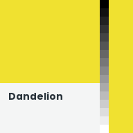 Color chip: Dandelion