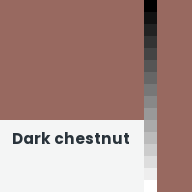 Color chip: Dark chestnut