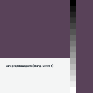 Color chip: Dark grayish magenta (Bang-v3 598)