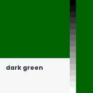 Color chip: dark green