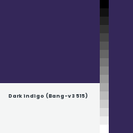 Color chip: Dark indigo (Bang-v3 515)