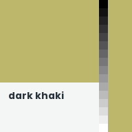 Color chip: Dark khaki