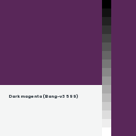 Color chip: Dark magenta (Bang-v3 599)