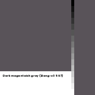 Color chip: Dark magentaish gray (Bang-v3 597)