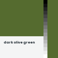 Color chip: Dark olive green
