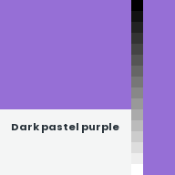 Color chip: Dark pastel purple