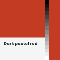 Color chip: Dark pastel red