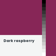 Color chip: Dark raspberry