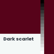 Color chip: Dark scarlet
