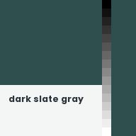 Color chip: Dark slate gray