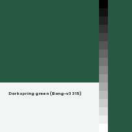 Color chip: Dark spring green (Bang-v3 315)