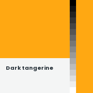Color chip: Dark tangerine
