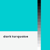Color chip: Dark turquoise