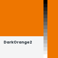Color chip: DarkOrange2