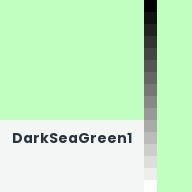 Color chip: DarkSeaGreen1