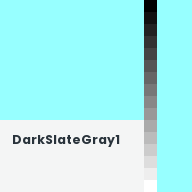 Color chip: DarkSlateGray1
