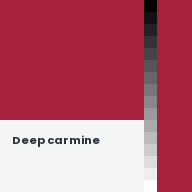 Color chip: Deep carmine