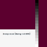 Color chip: Deep rose (Bang-v3 655)