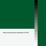 Color chip: Deep spring green (Bang-v3 316)