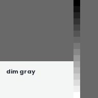 Color chip: Dim gray