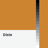 Color chip: Dixie