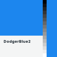 Color chip: DodgerBlue2