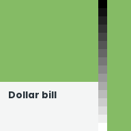 Color chip: Dollar bill