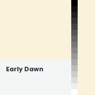 Color chip: Early Dawn