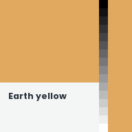 Color chip: Earth yellow