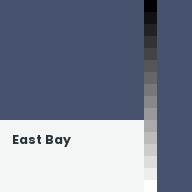 Color chip: East Bay