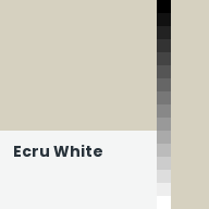 Color chip: Ecru White