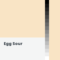 Color chip: Egg Sour