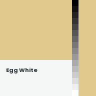 Color chip: Egg White